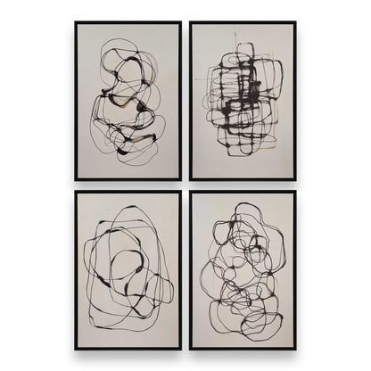 [Color:Satin Black], Picture of art in a Satin Black frame