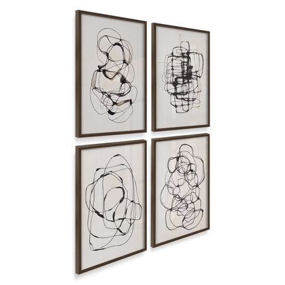 [Color:Belvinder Brown], Picture of art in a Belvinder Brown frame at an angle