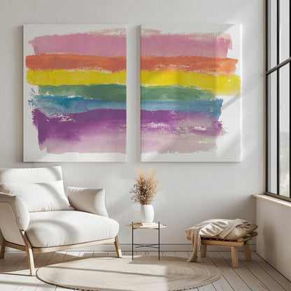 [Color:Stretched Canvas], Picture of art in a room