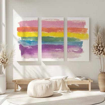 [Color:Stretched Canvas], Picture of art in a room