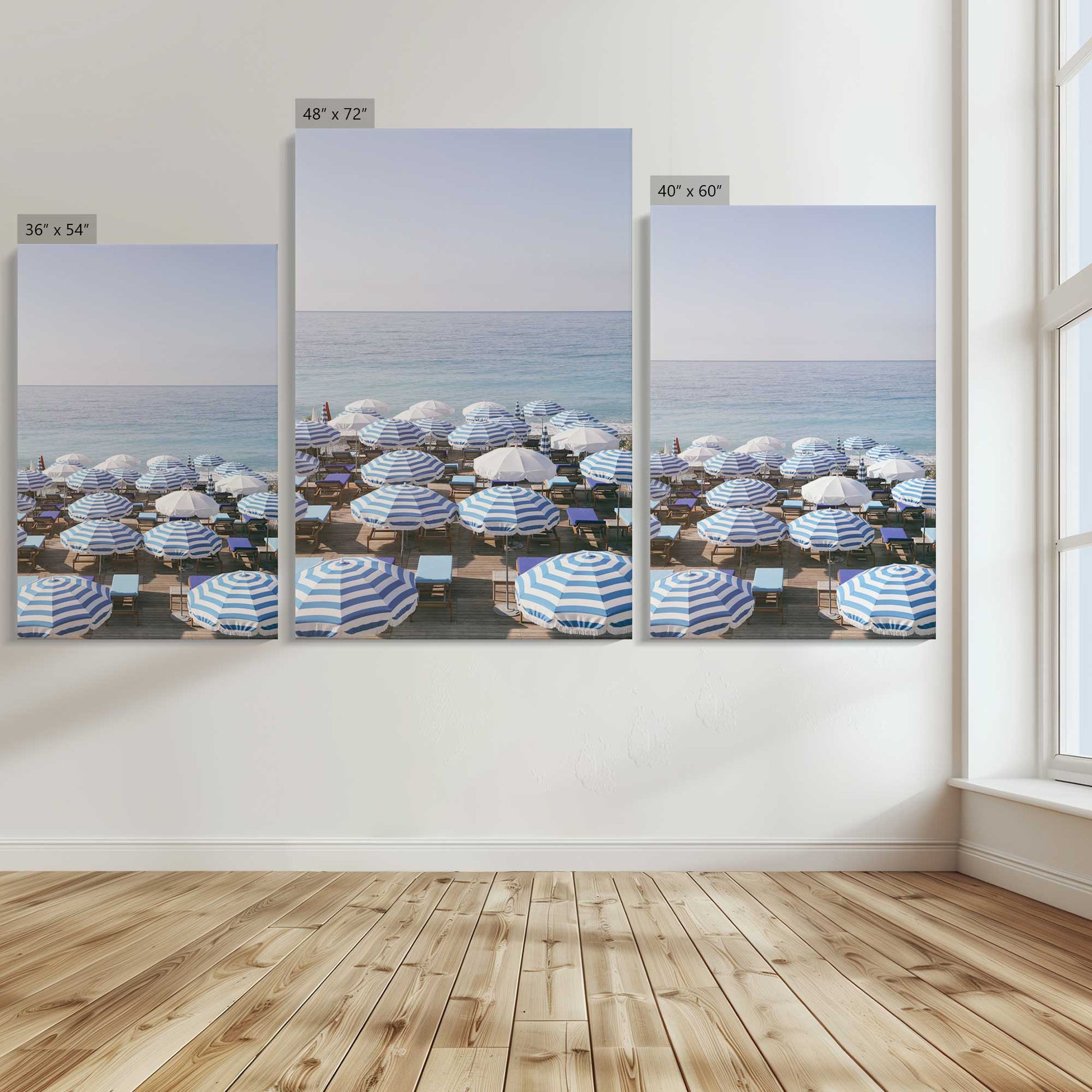 [Color:Stretched Canvas], Image showing the size comparisons