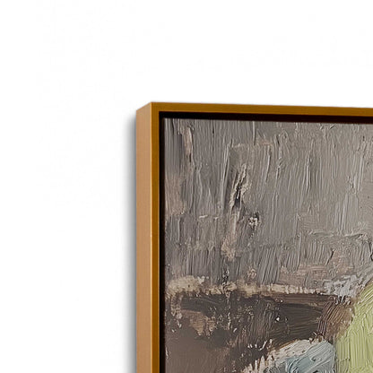 [Color:Polished Gold], Picture of art in a Polished Gold frame at an angle