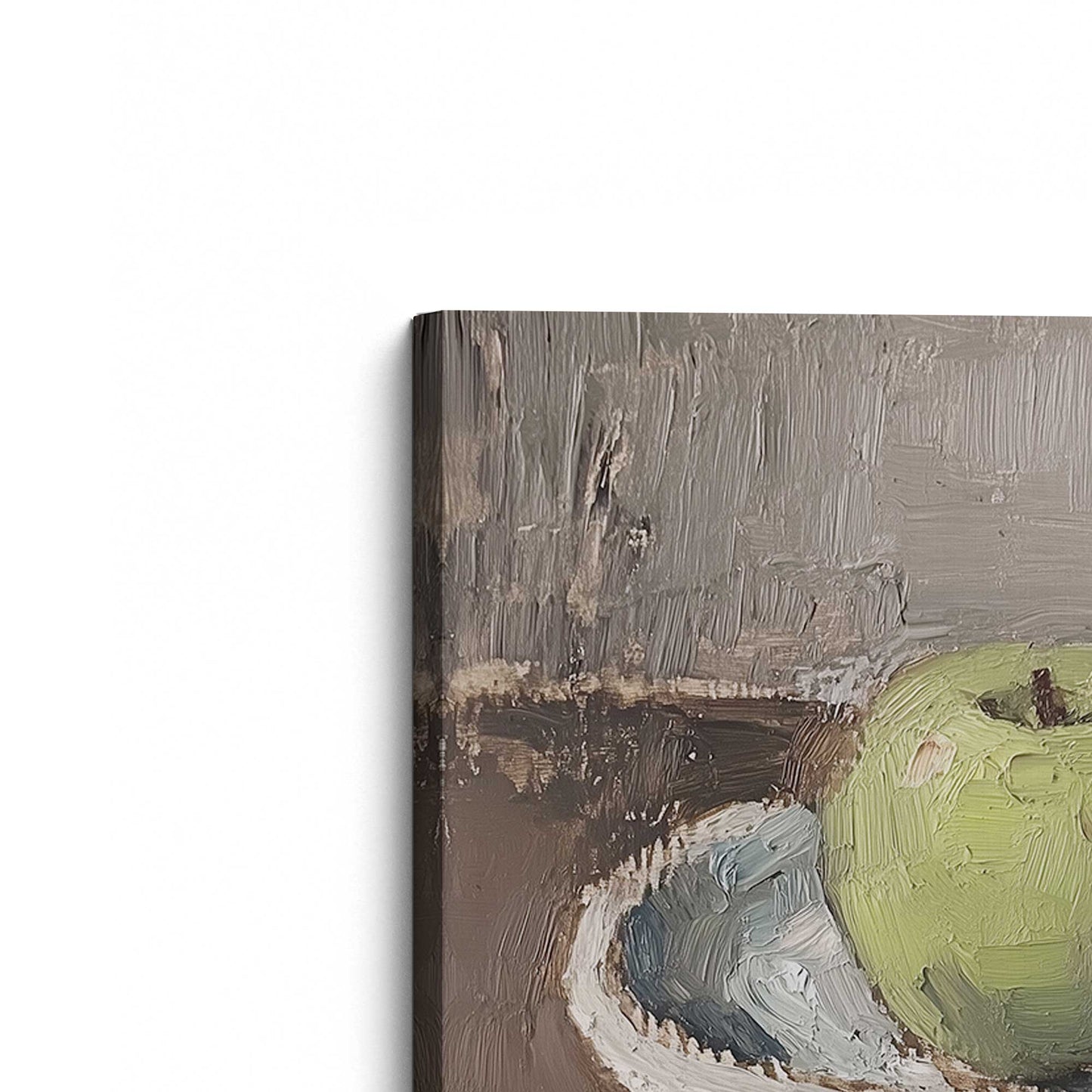 [Color:Stretched Canvas], Picture of the corner of the art