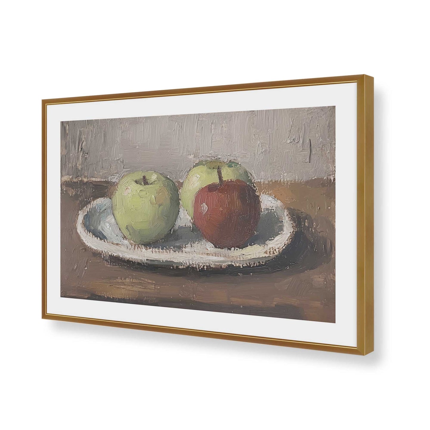 [Color:Polished Gold], Picture of art in a Polished Gold frame of the corner