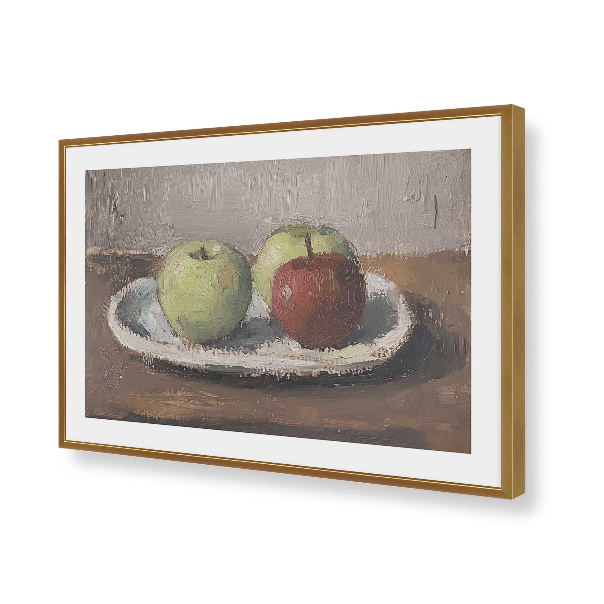 [Color:Polished Gold], Picture of art in a Polished Gold frame of the corner