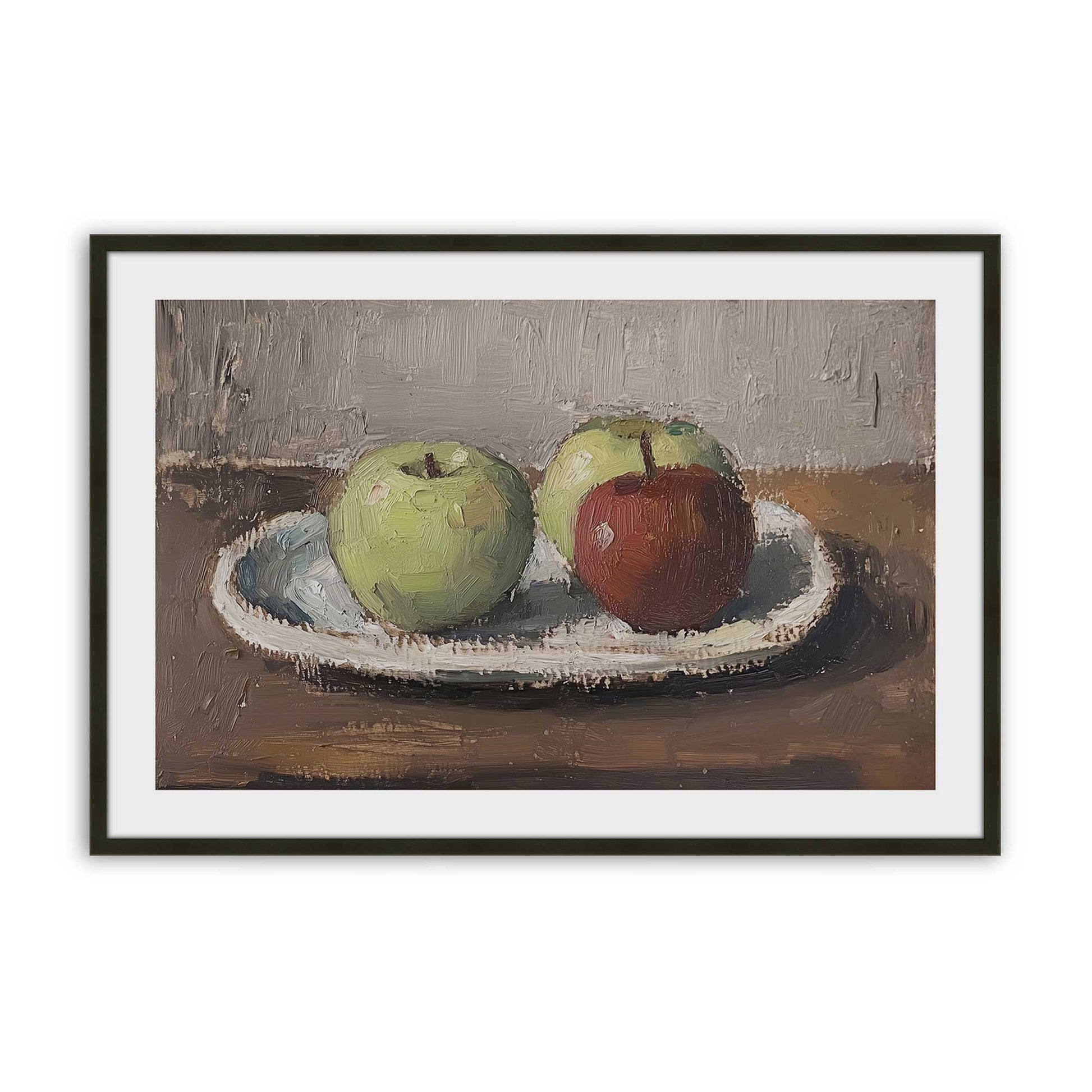 [Color:Satin Black], Picture of art in a Satin Black frame