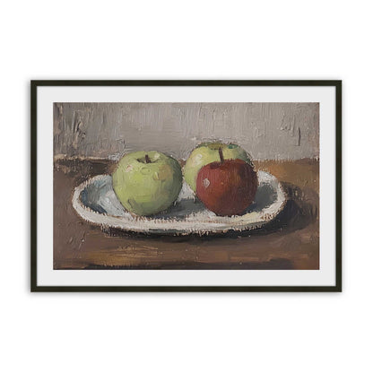 [Color:Satin Black], Picture of art in a Satin Black frame