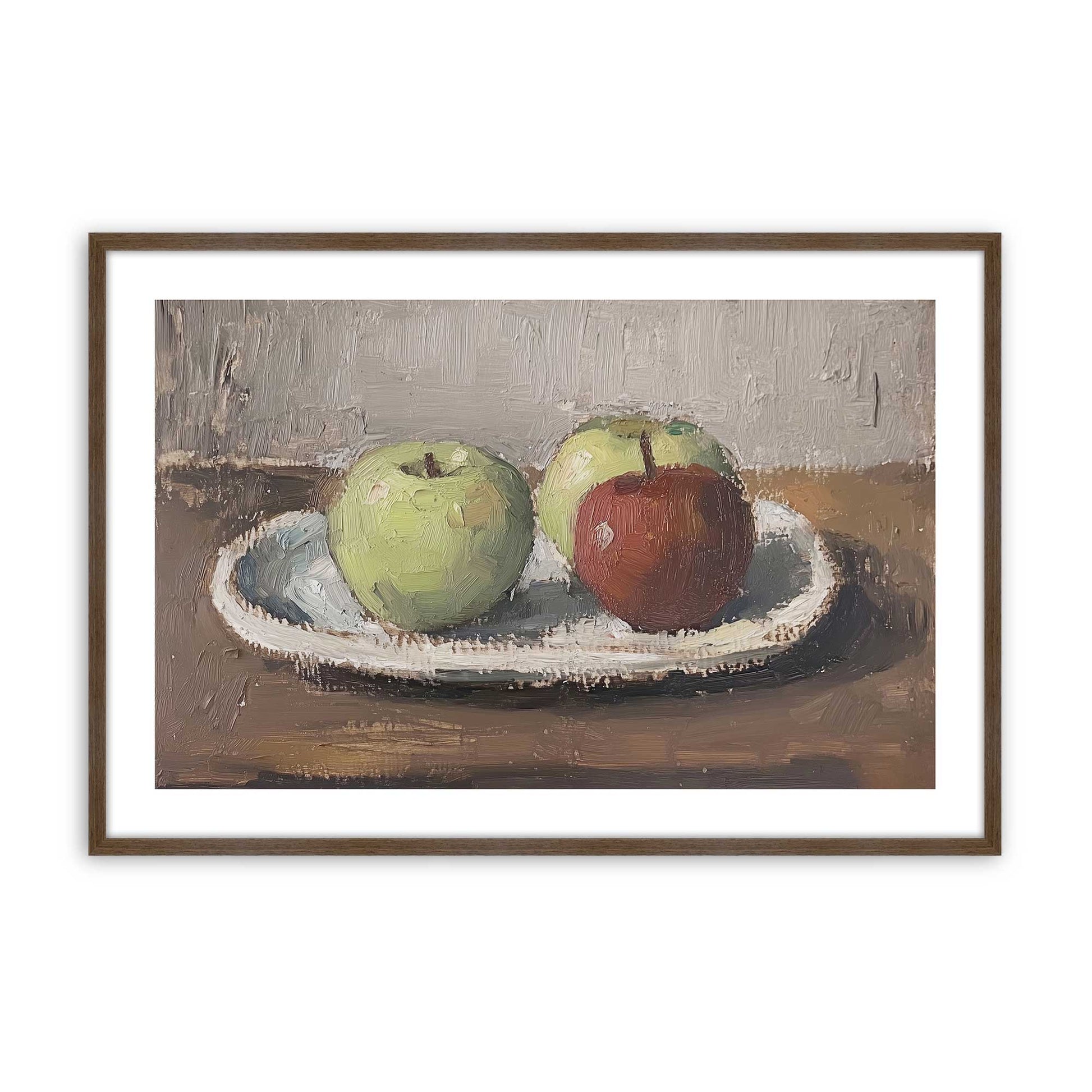 [Color:Walnut], Picture of art in a Walnut frame