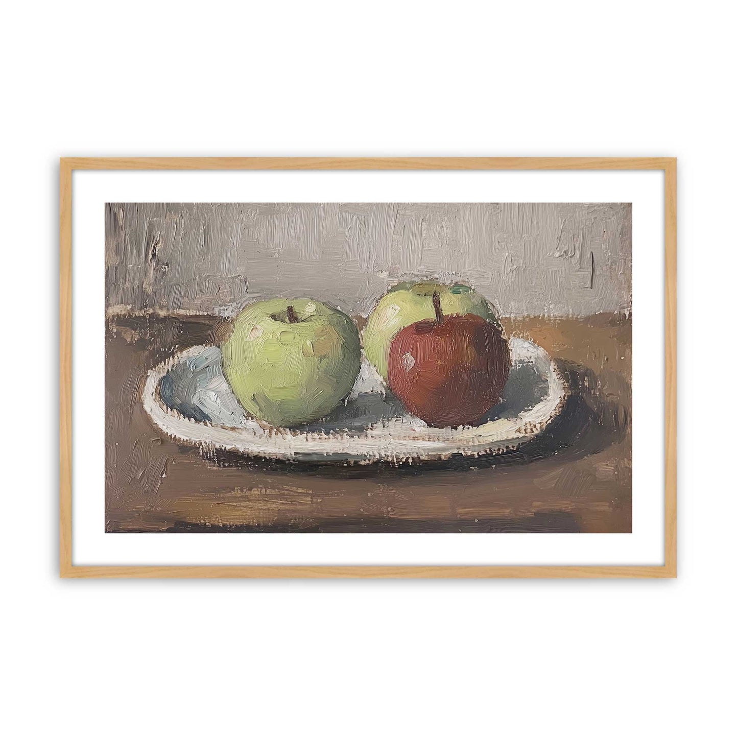 [Color:American Maple], Picture of art in a American Maple frame