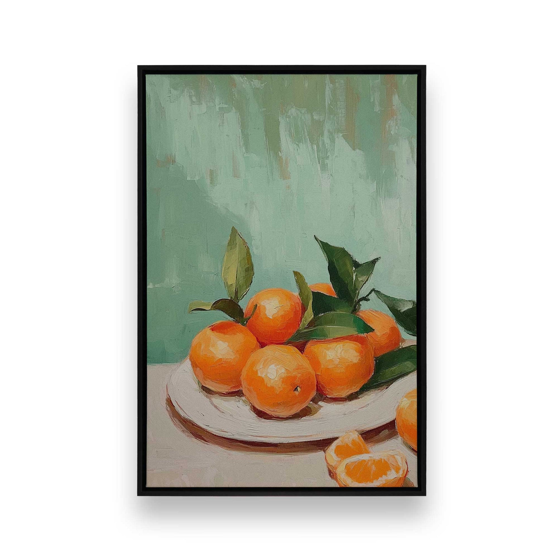 [Color:Satin Black], Picture of art in a Satin Black frame