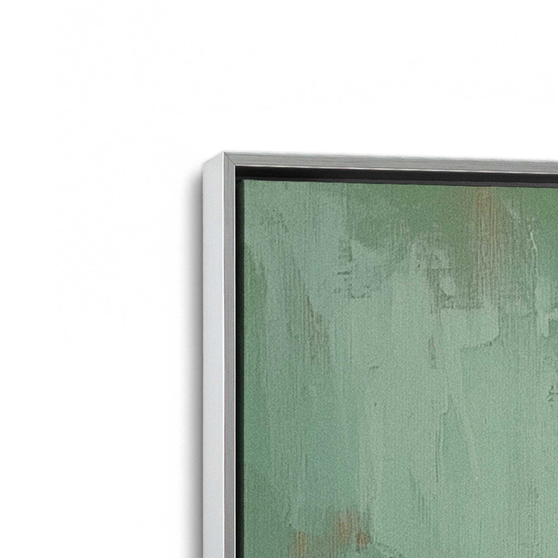 [Color:Polished Chrome], Picture of art in a Polished Chrome frame at an angle