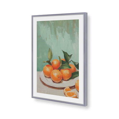[Color:Polished Chrome], Picture of art in a Polished Chrome frame of the corner