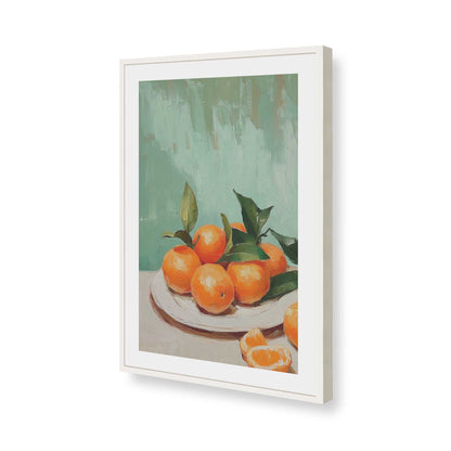 [Color:Opaque White], Picture of art in a Opaque White frame of the corner
