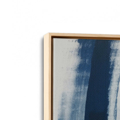 [Color:American Maple], Picture of art in a American Maple frame at an angle