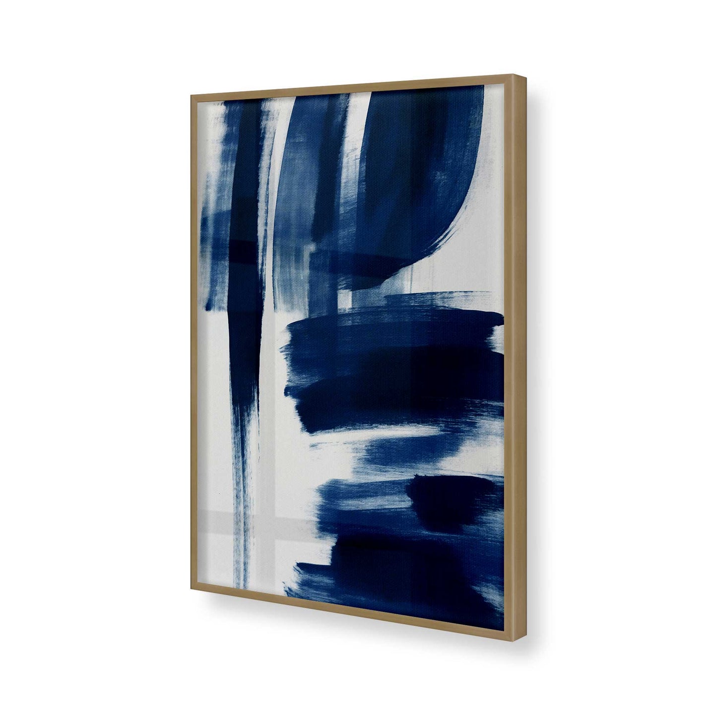 [Color:Brushed Gold], Picture of art in a Brushed Gold frame of the corner