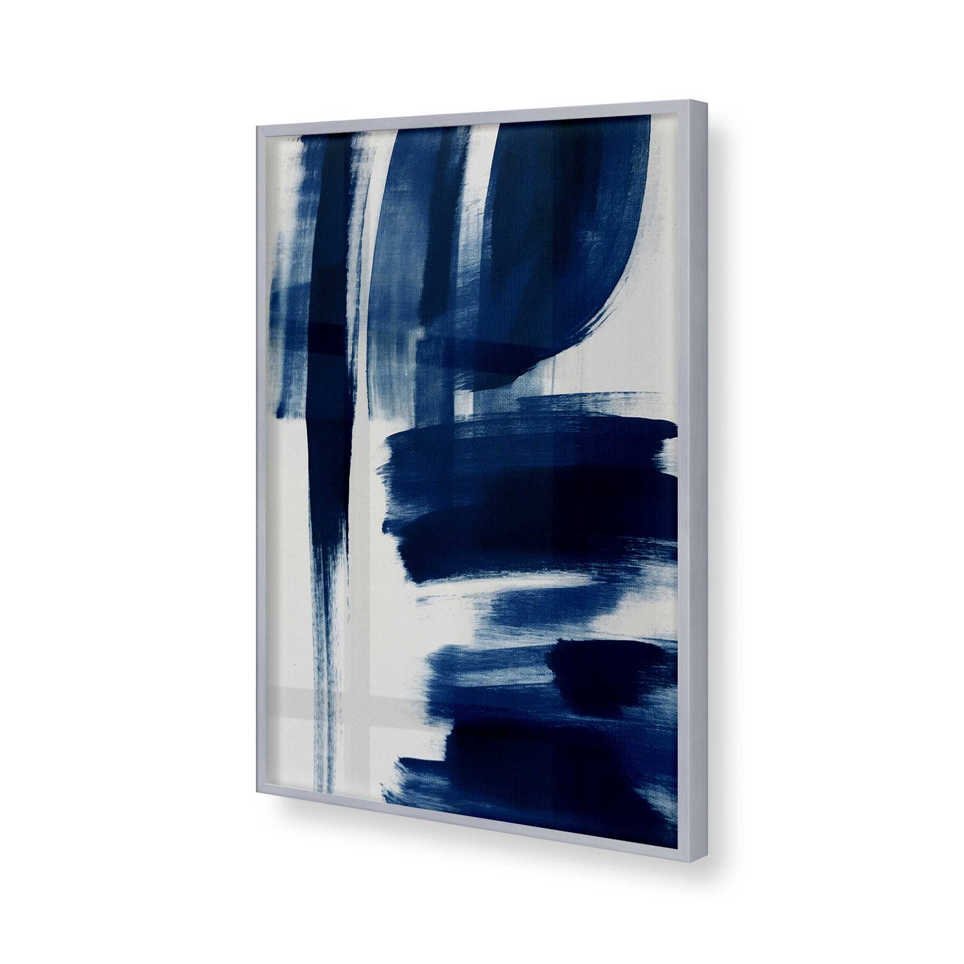 [Color:Polished Chrome], Picture of art in a Polished Chrome frame of the corner