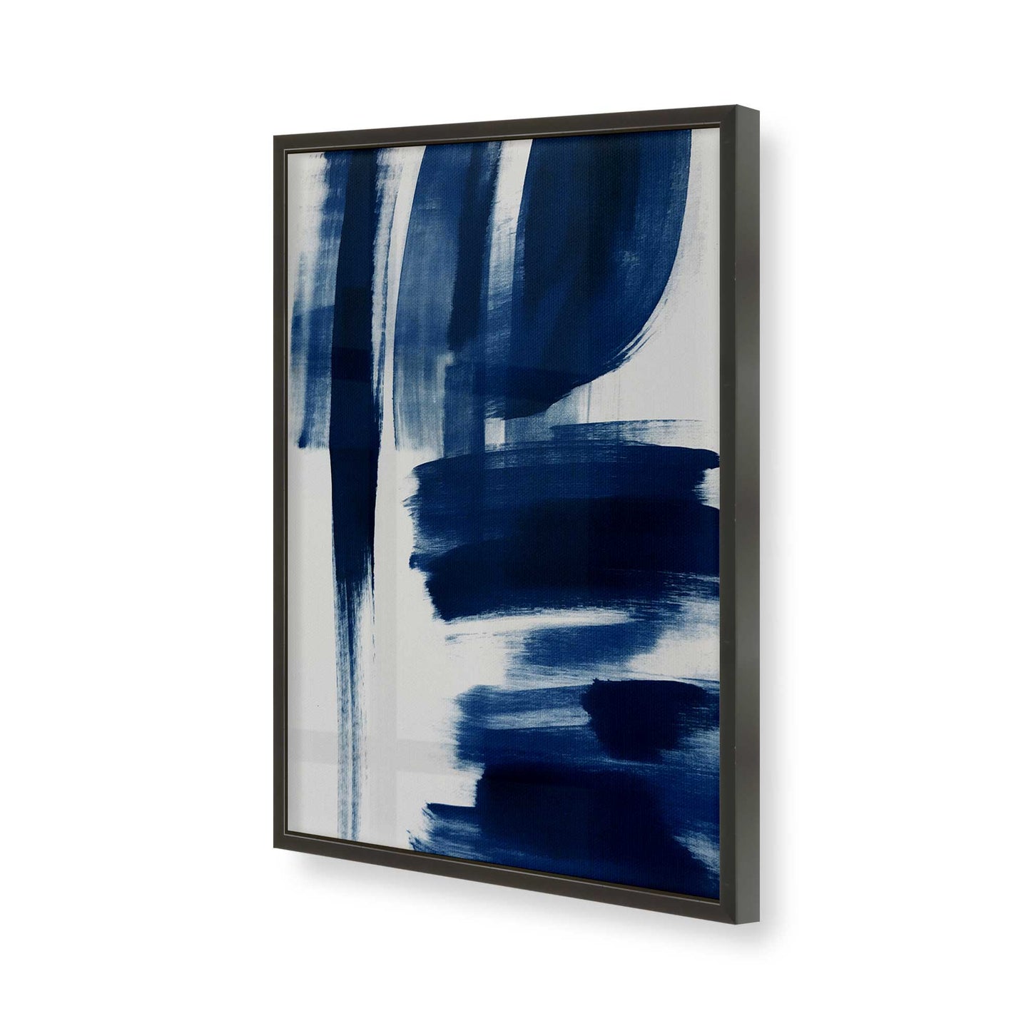 [Color:Satin Black], Picture of art in a Satin Black frame of the corner