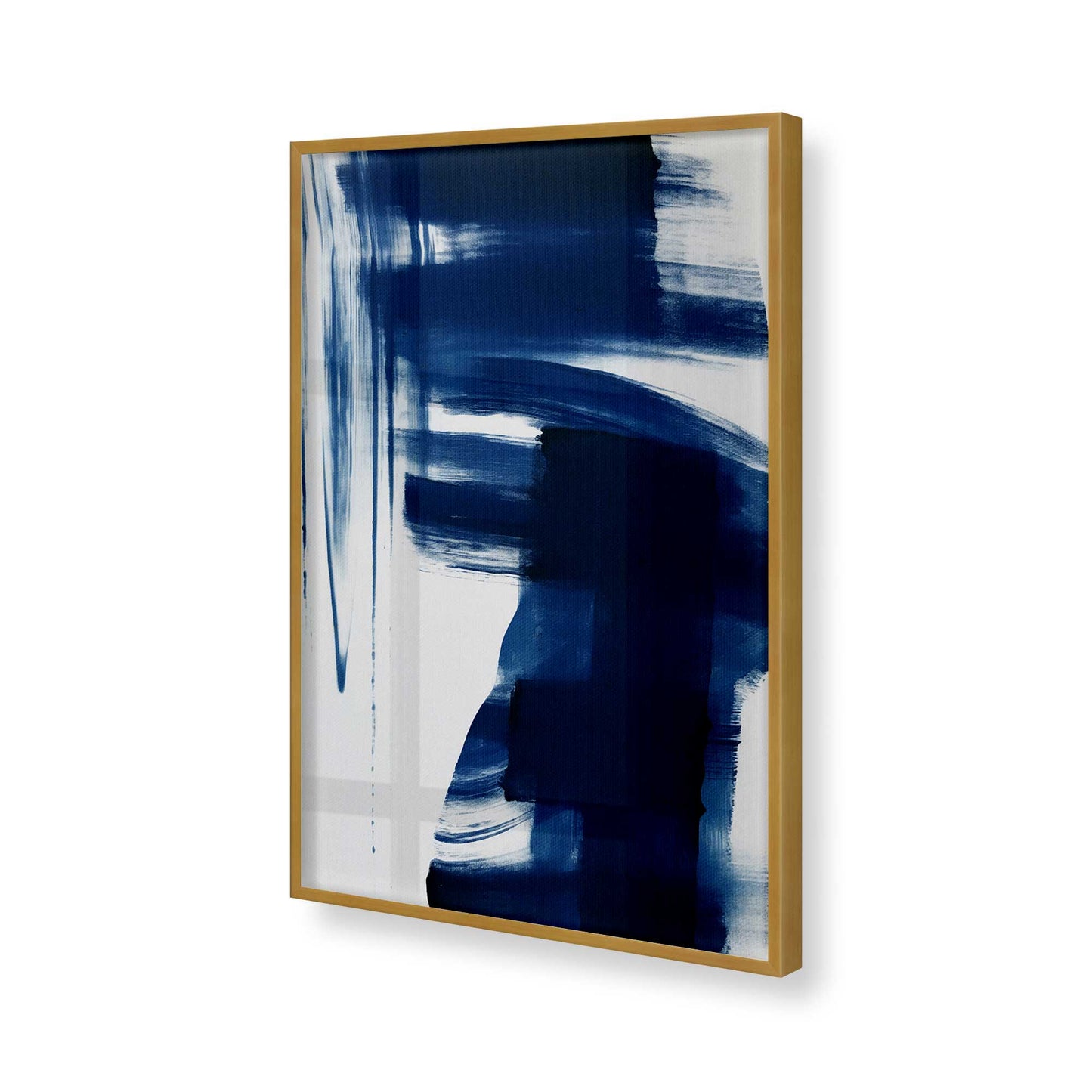 [Color:Polished Gold], Picture of art in a Polished Gold frame of the corner