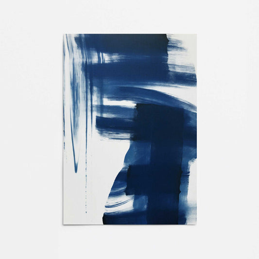 Azure Brush Waltz II Promotional Rolled Print