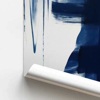 Azure Brush Waltz II Promotional Rolled Print