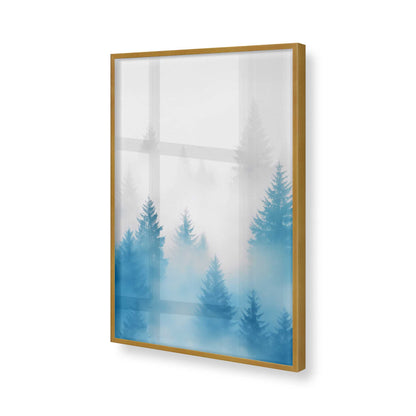 [Color:Polished Gold], Picture of art in a Polished Gold frame of the corner