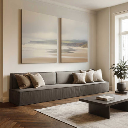 [Color:Stretched Canvas], Picture of art in a room