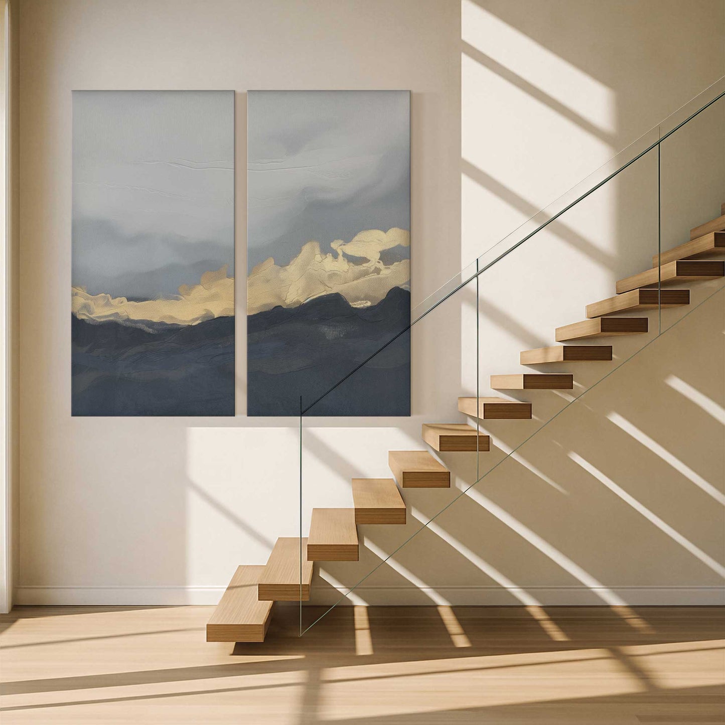 [Color:Stretched Canvas], Picture of art in a room