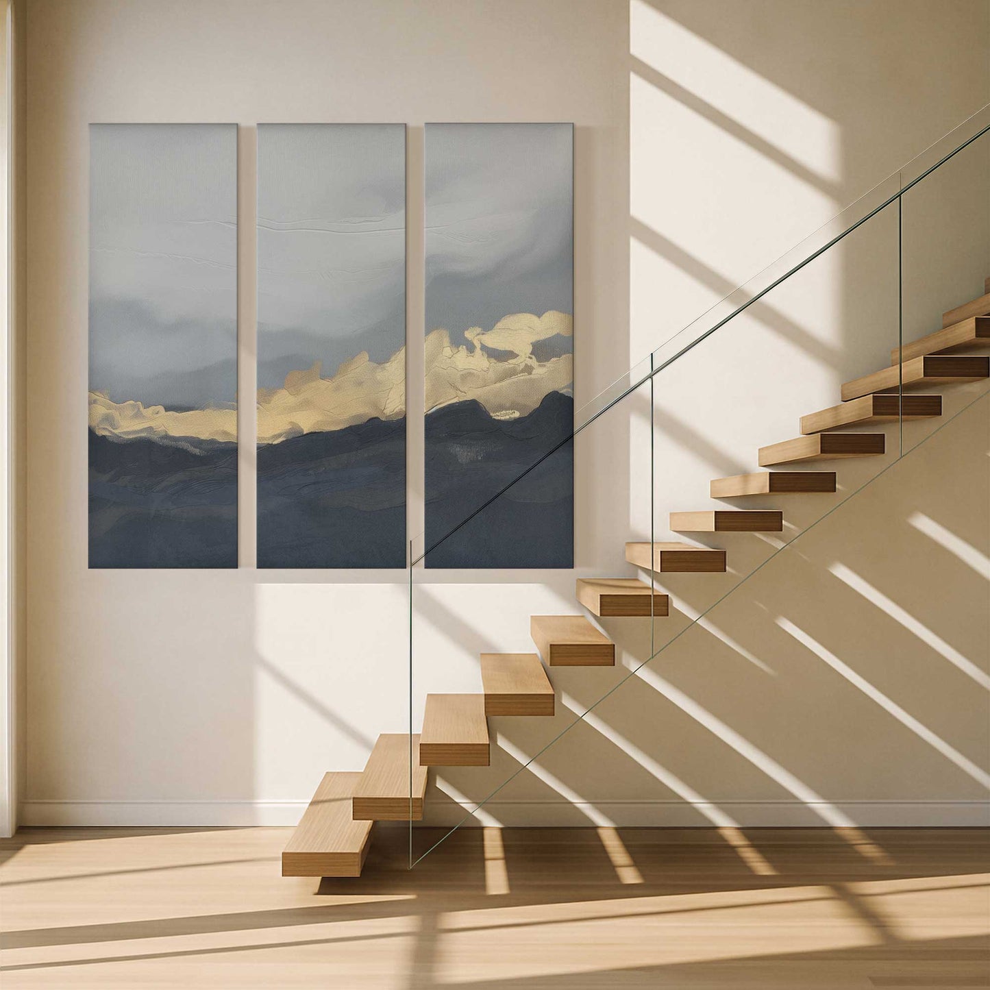 [Color:Stretched Canvas], Picture of art in a room