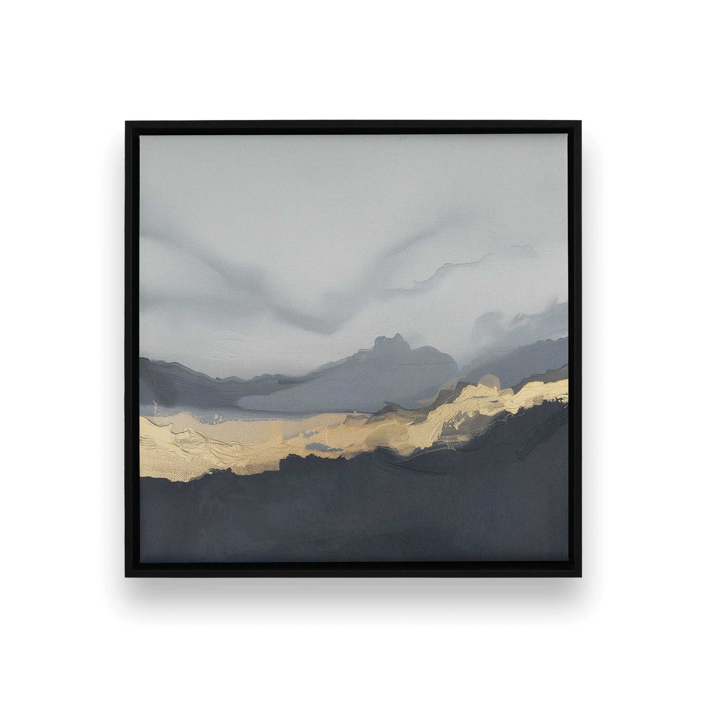 [Color:Satin Black], Picture of art in a Satin Black frame