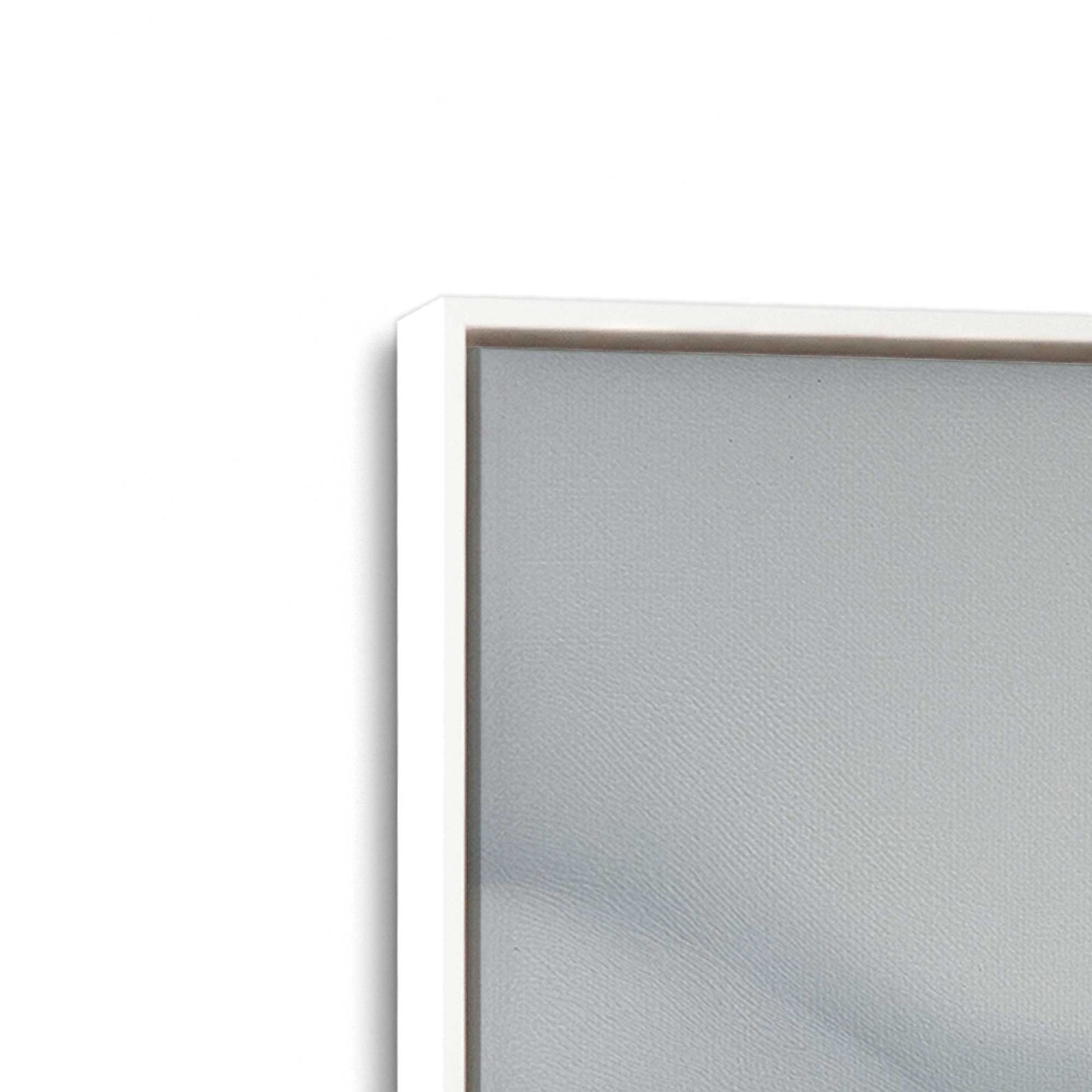 [Color:Opaque White], Picture of art in a White frame at an angle