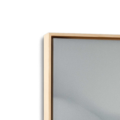 [Color:American Maple], Picture of art in a American Maple frame at an angle