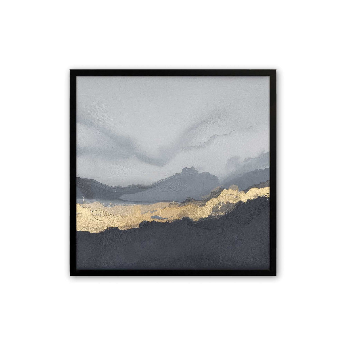 [Color:Satin Black], Picture of art in a Satin Black frame