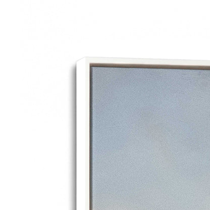 [Color:Opaque White], Picture of art in a White frame at an angle