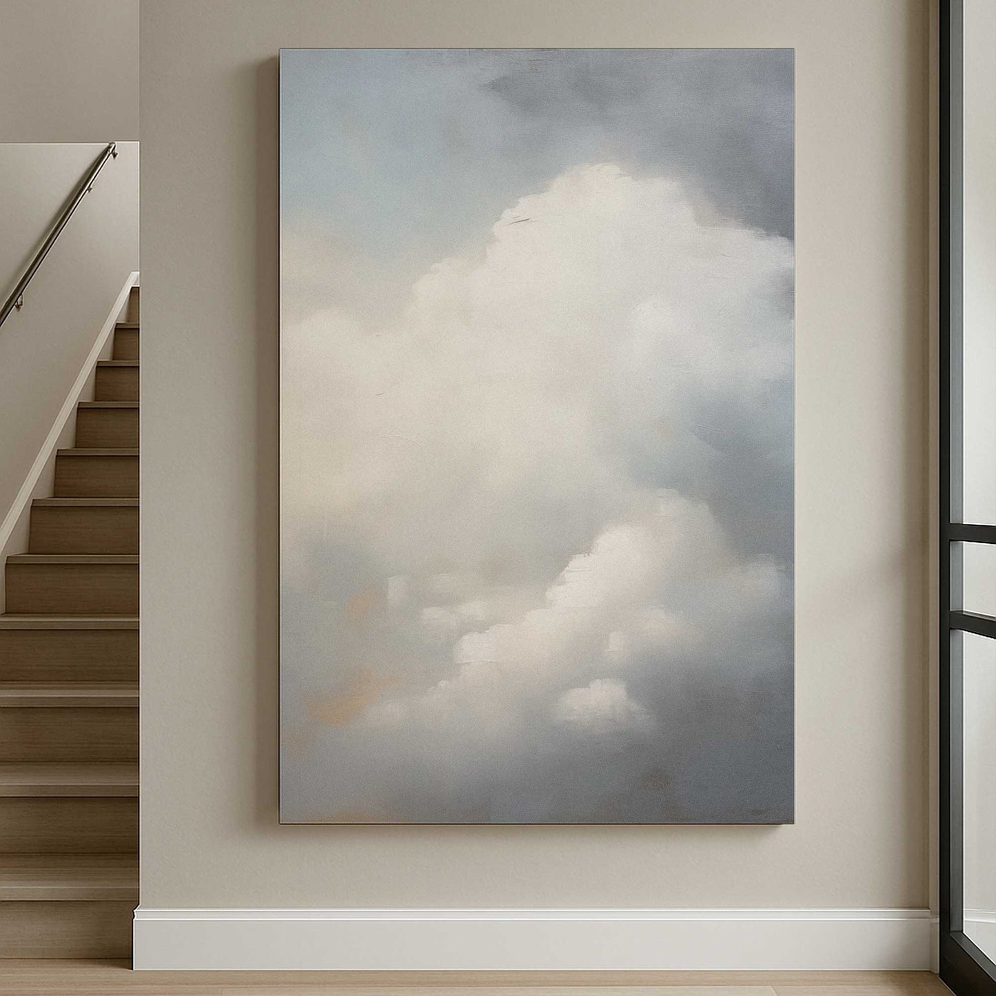 [Color:Stretched Canvas], Picture of art in a room