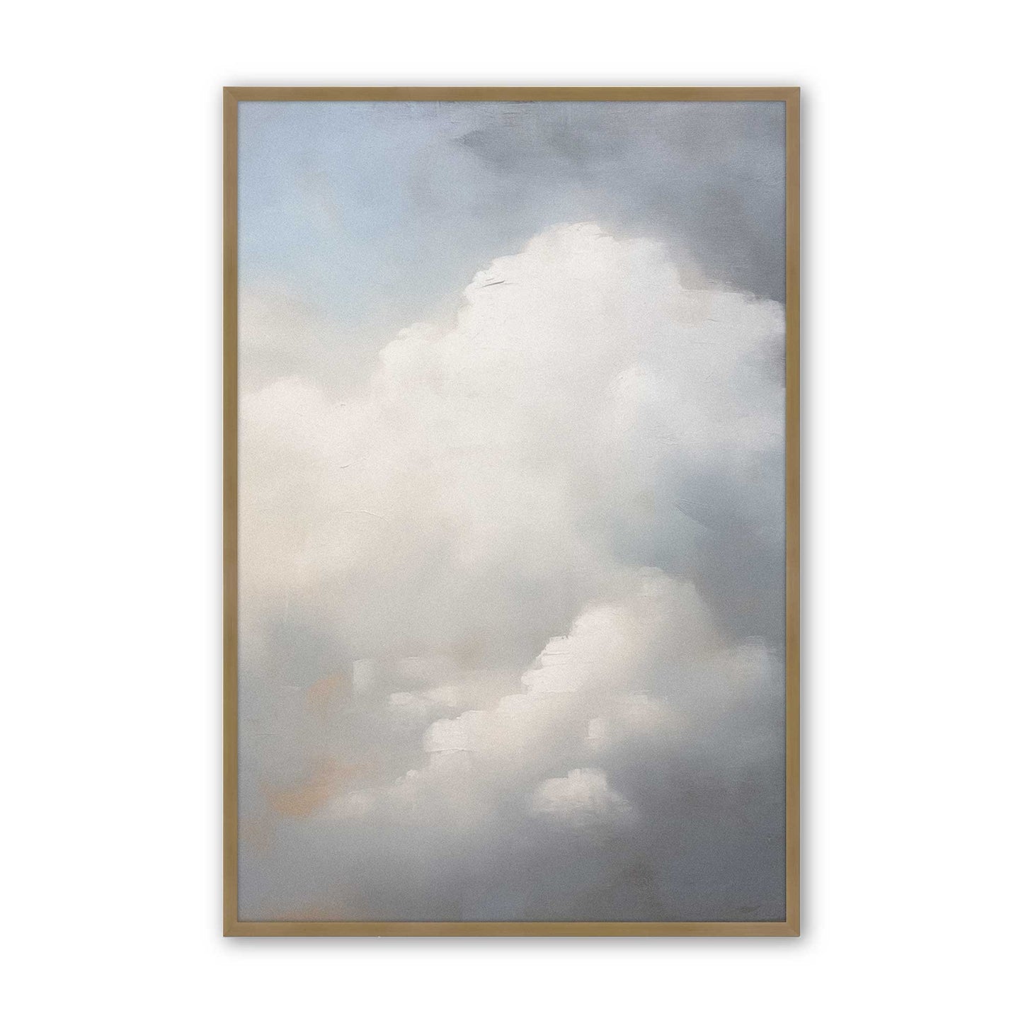 [Color:Brushed Gold], Picture of art in a Brushed Gold frame