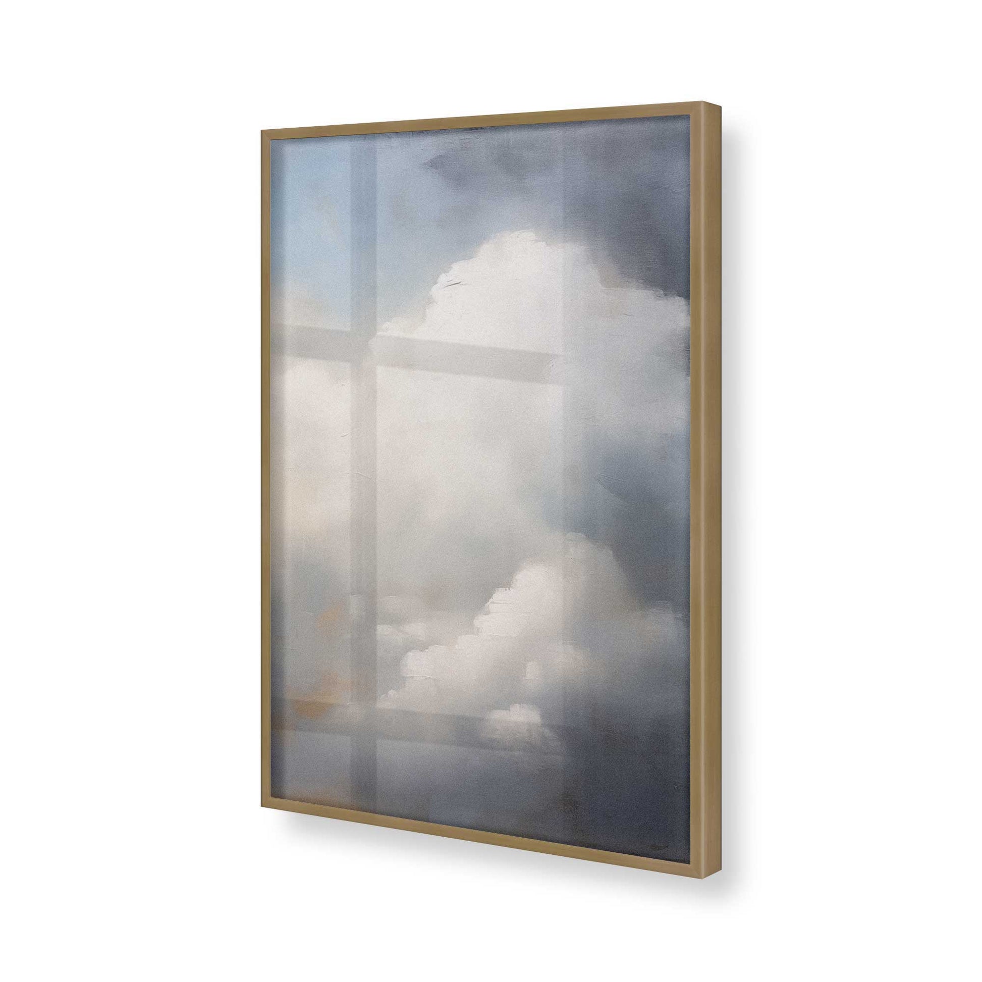 [Color:Brushed Gold], Picture of art in a Brushed Gold frame of the corner