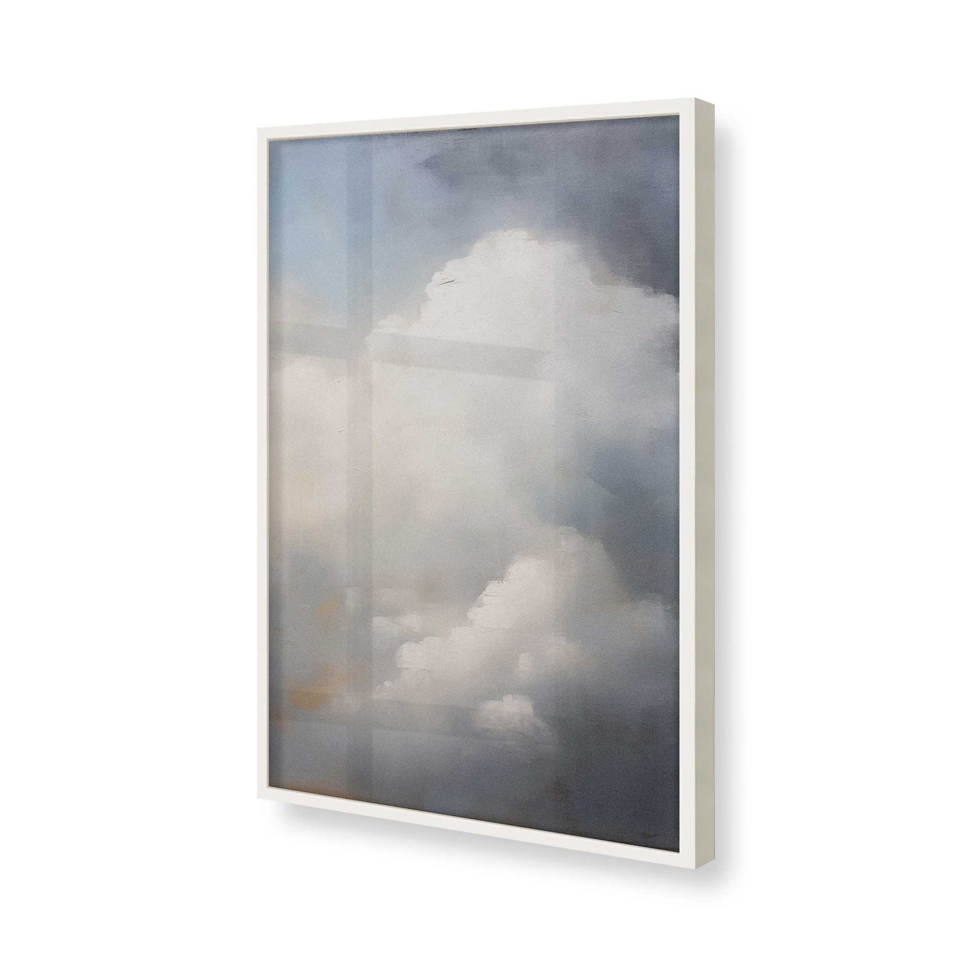 [Color:Opaque White], Picture of art in a Opaque White frame of the corner