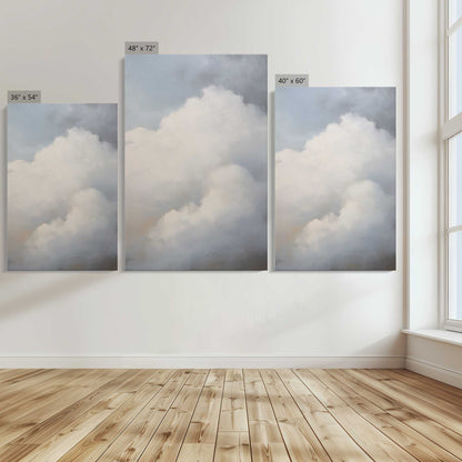 [Color:Stretched Canvas], Image showing the size comparisons