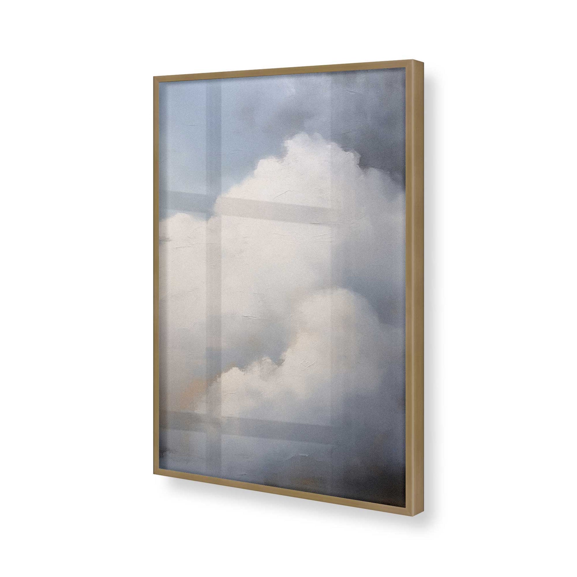 [Color:Brushed Gold], Picture of art in a Brushed Gold frame of the corner