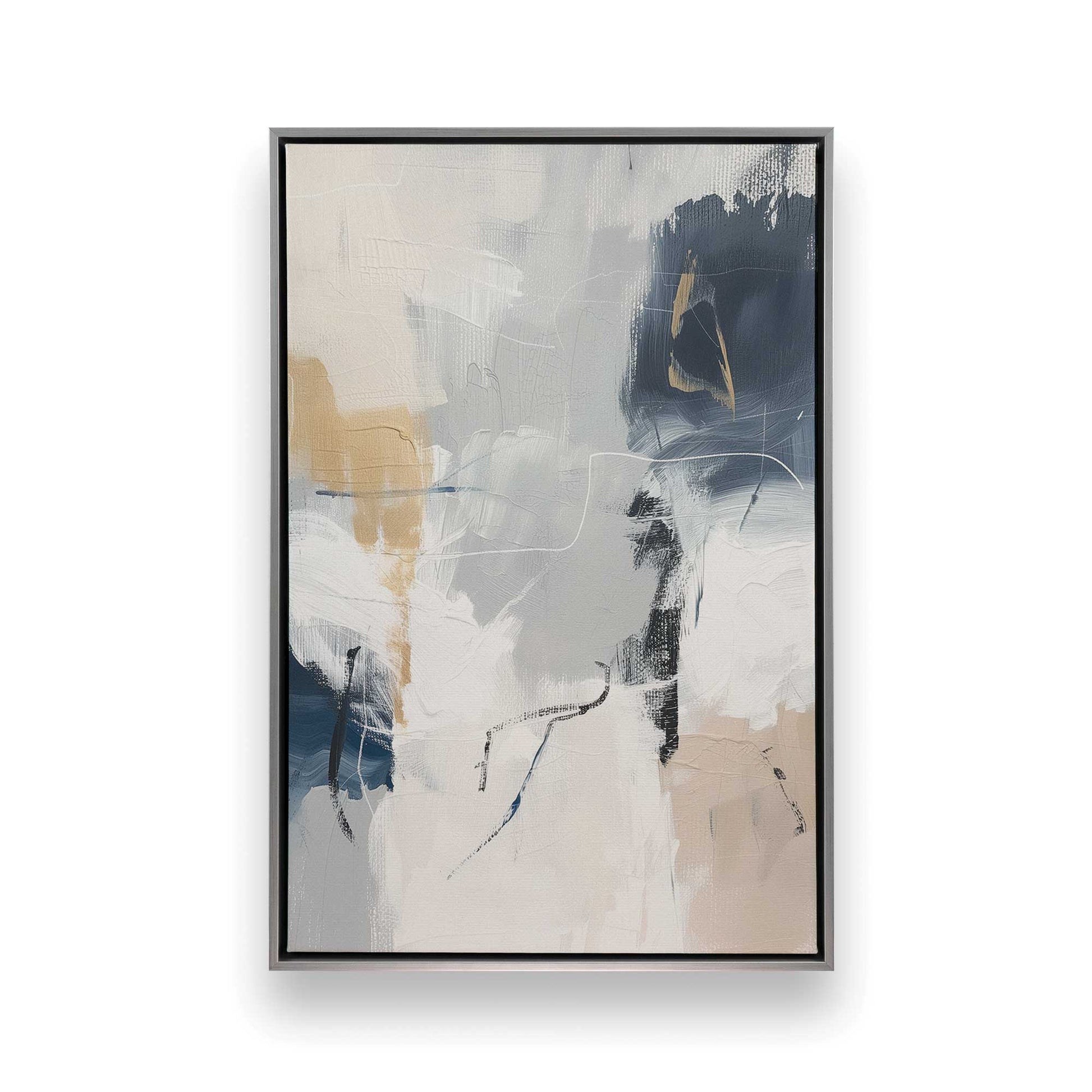 [Color:Opaque White], Picture of art in a White frame