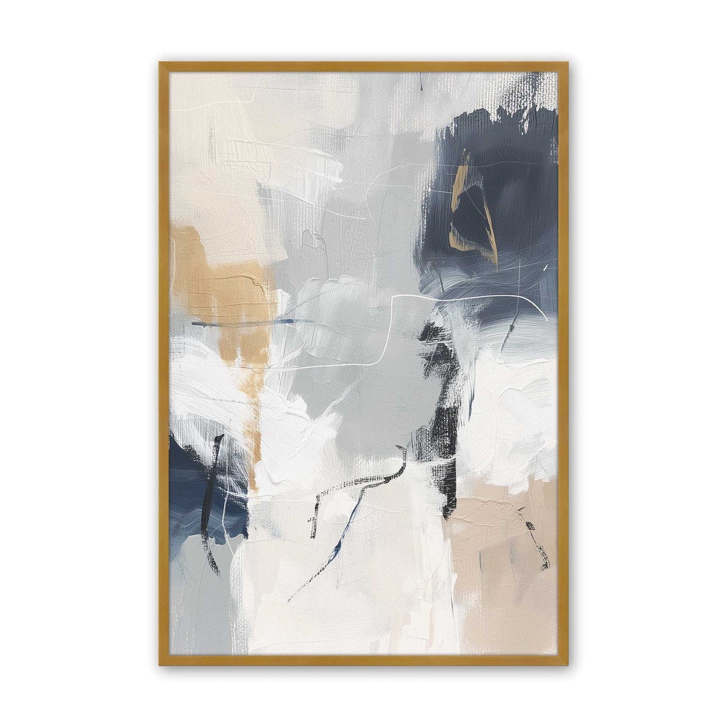 [Color:Polished Gold], Picture of art in a Polished Gold frame