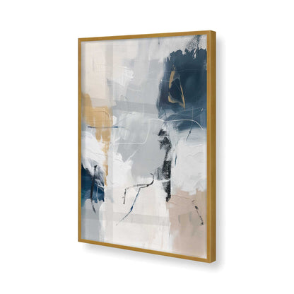 [Color:Polished Gold], Picture of art in a Polished Gold frame of the corner