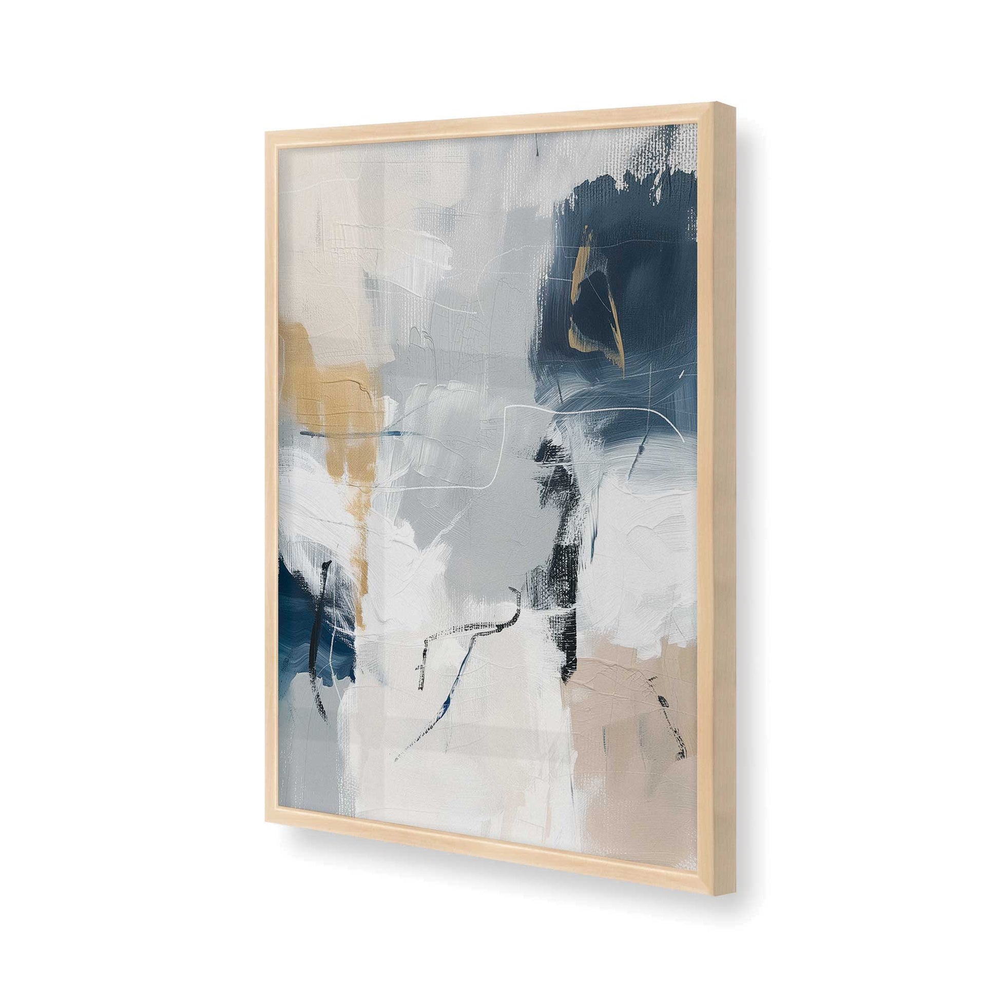 [Color:Raw Maple], Picture of art in a Raw Maple frame of the corner