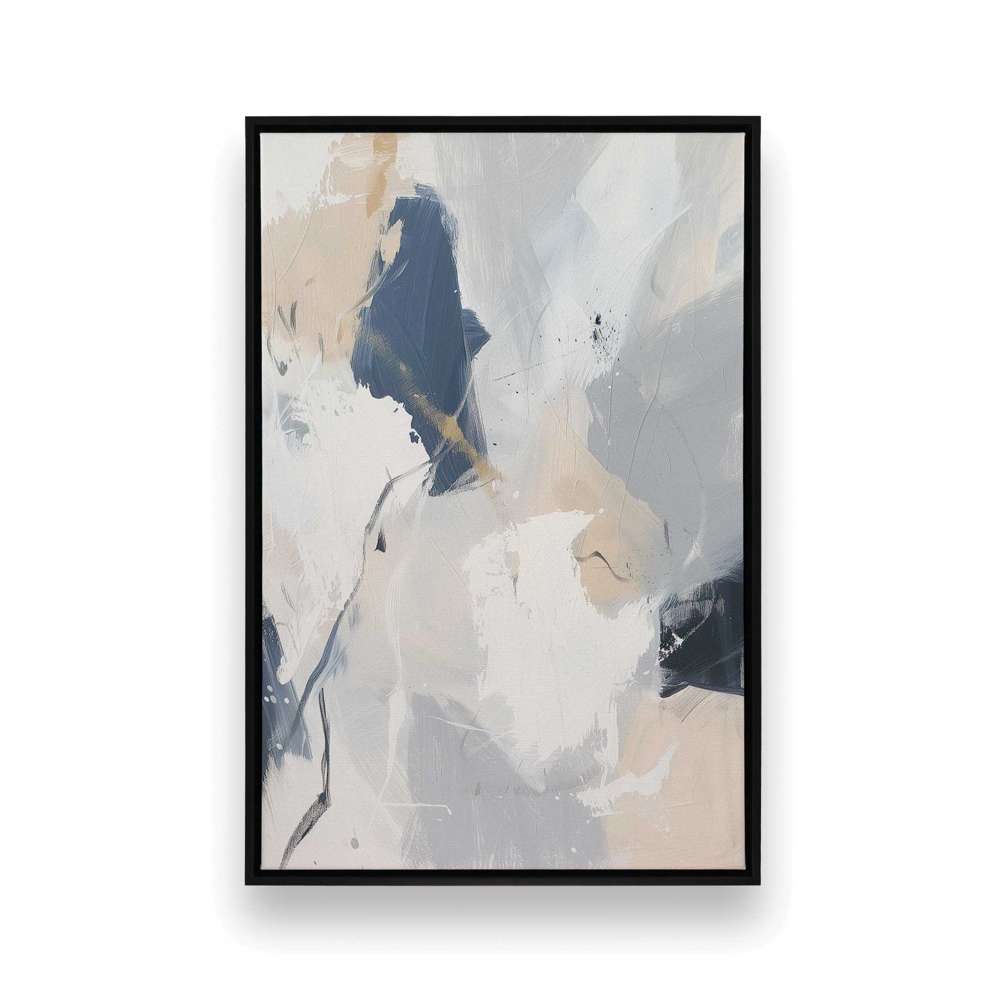 [Color:Satin Black], Picture of art in a Satin Black frame