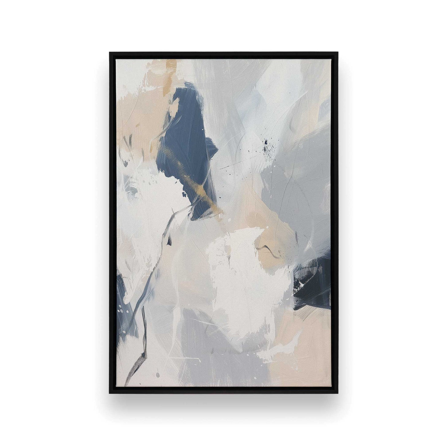 [Color:Satin Black], Picture of art in a Satin Black frame