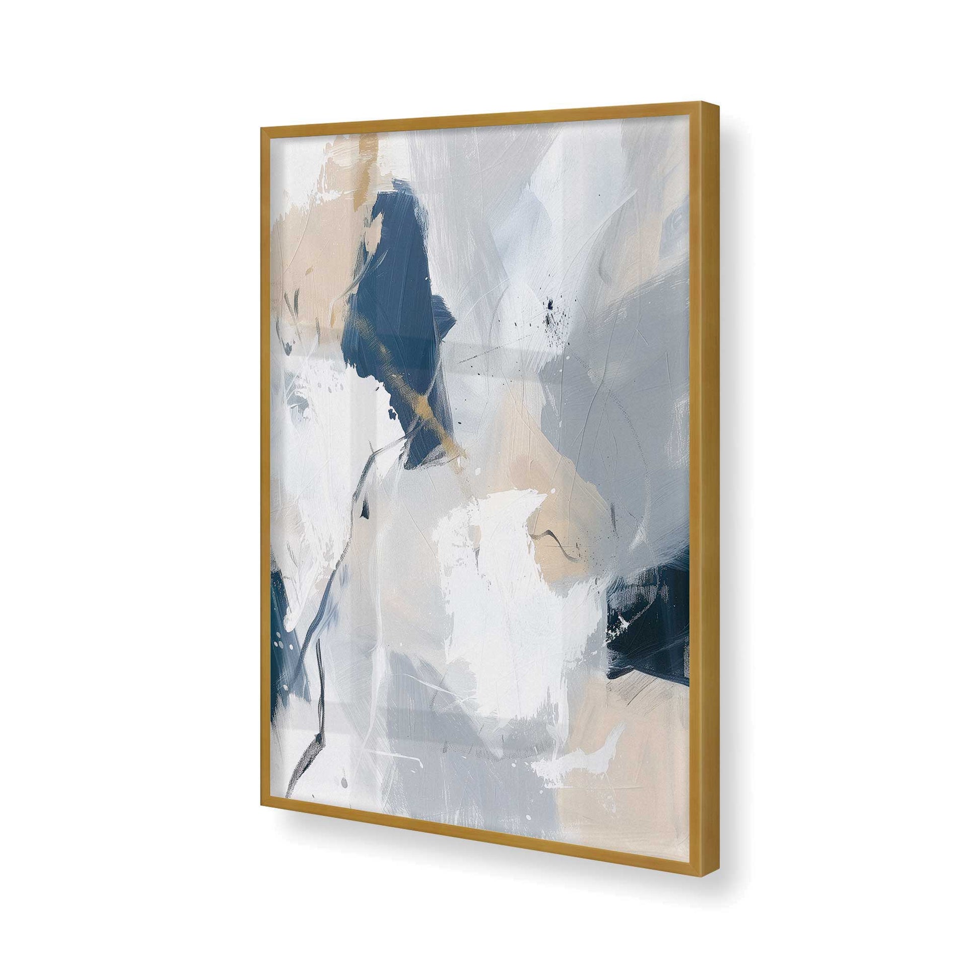 [Color:Polished Gold], Picture of art in a Polished Gold frame of the corner