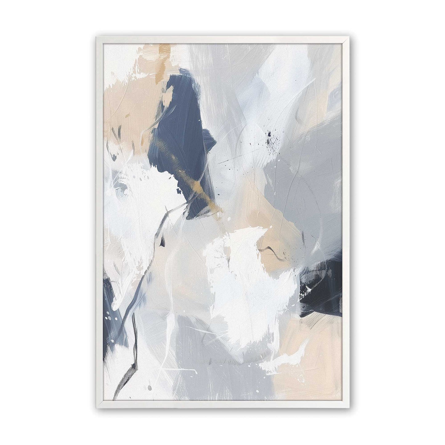 [Color:Opaque White], Picture of art in a Opaque White frame