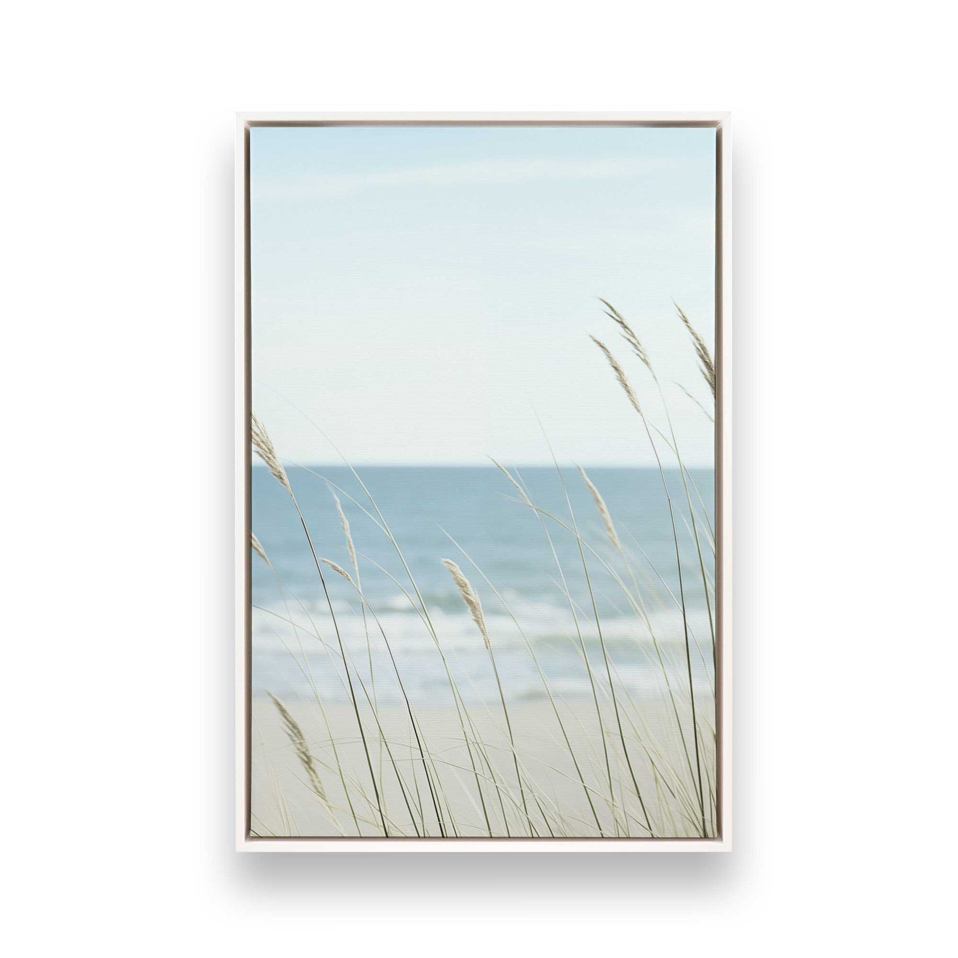 [Color:Opaque White], Picture of art in a White frame