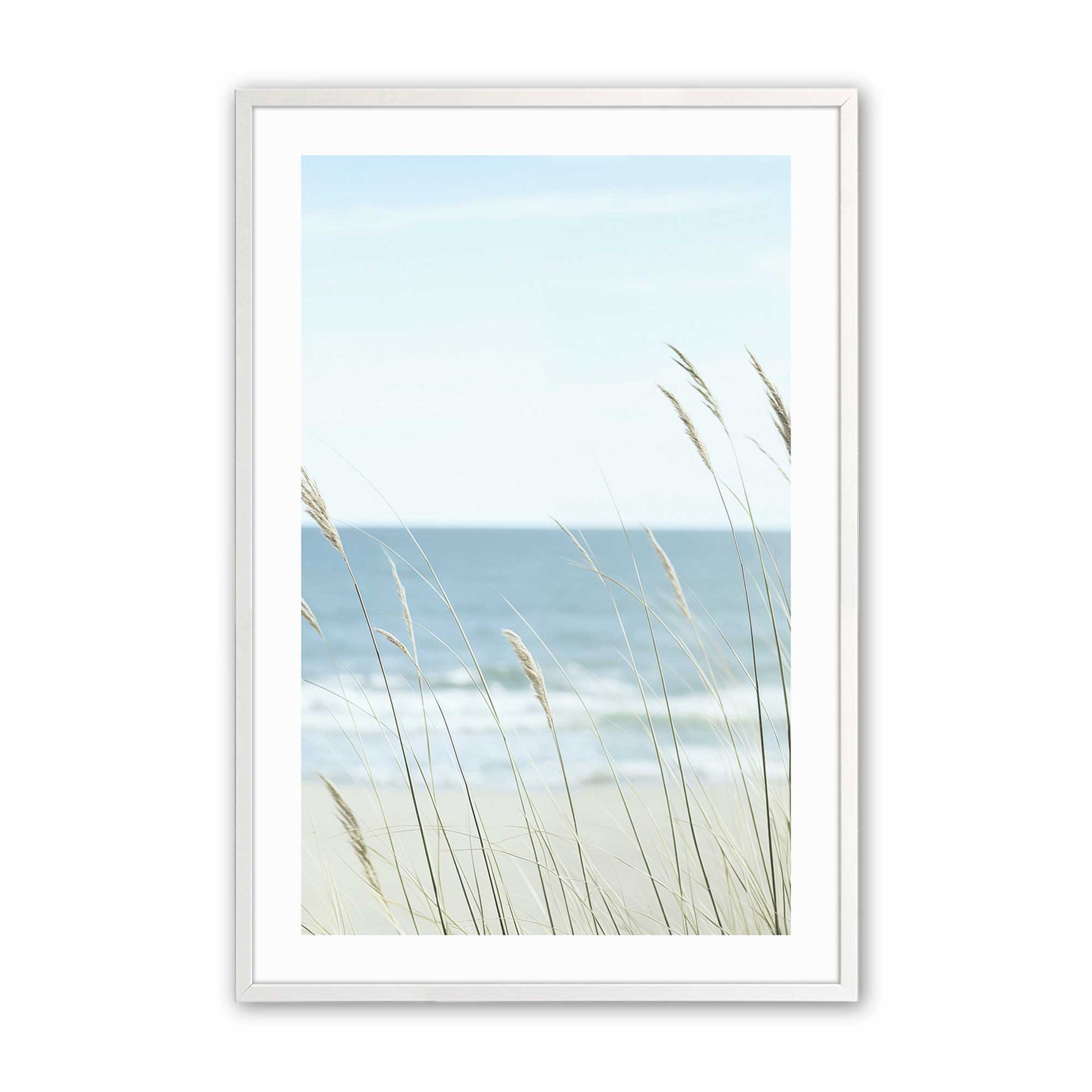 [Color:Opaque White], Picture of art in a Opaque White frame