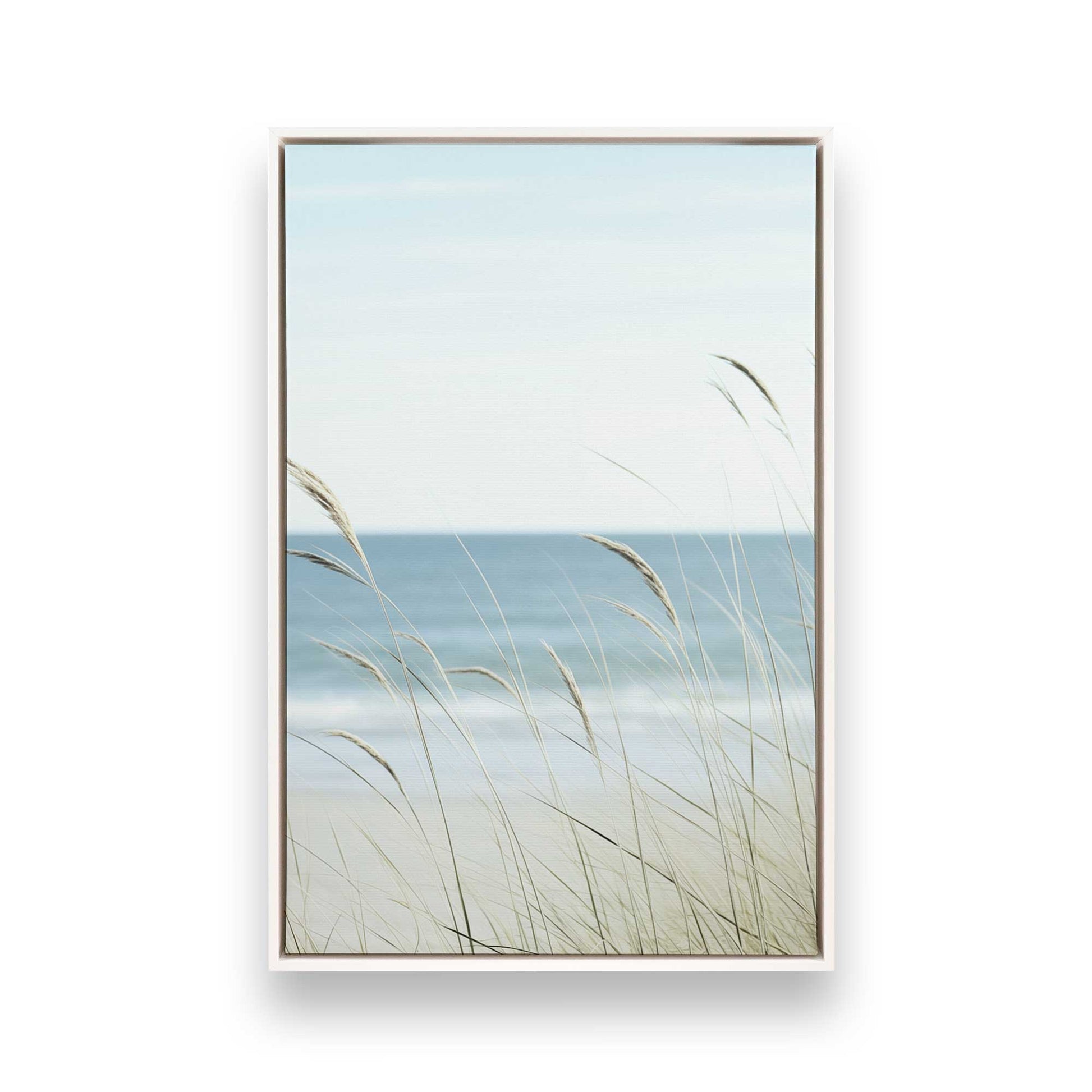 [Color:Opaque White], Picture of art in a White frame